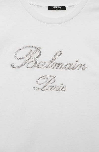 Хлопковая футболка BALMAIN, арт. BV8Q51, фото 3
