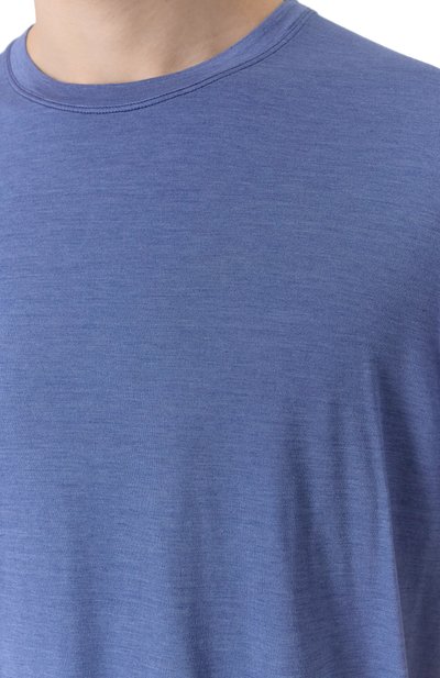 Футболка из шелка и хлопка KITON, арт. UMK063203, фото 5