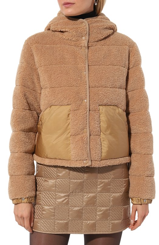 Утепленная куртка Audrieu Moncler 1A000-49-5977H Бежевый  1A000-49-5977H Фото 3