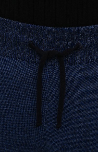 Кашемировые джоггеры ZILLI SPORT темно-синего цвета по цене 198000 руб., арт. MBW-M0D4B-WS000/0001, фото 5 Кашемировые джоггеры ZILLI SPORT, арт. MBW-M0D4B-WS000/0001, фото 5