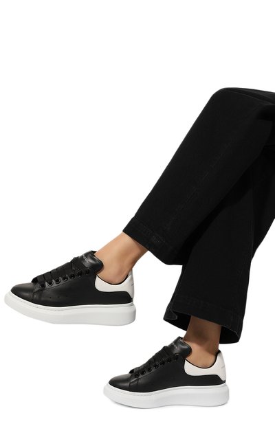 Кожаные кеды oversized ALEXANDER MCQUEEN, арт. 553770WHGP5 1070, фото 3