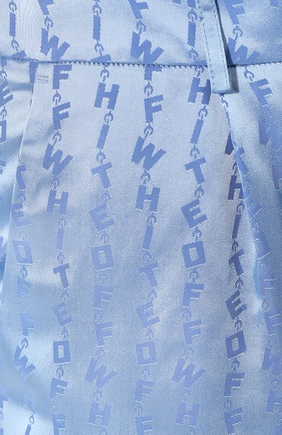 Шорты OFF-WHITE голубого цвета по цене 81800 руб., арт. 0WCB027R20C860683100, фото 5 Шорты OFF-WHITE, арт. 0WCB027R20C860683100, фото 5