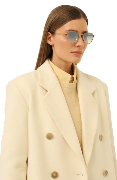 Солнцезащитные очки EYEPETIZER золотого цвета по цене 25250 руб., арт. J0NDAL 4-25F, фото 2 Солнцезащитные очки EYEPETIZER, арт. J0NDAL 4-25F, фото 2