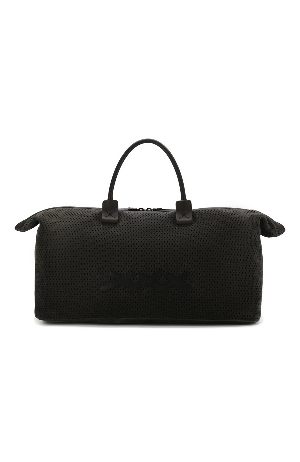 Сумка ZEGNA COUTURE темно-серого цвета по цене 221500 руб., арт. C1493X-BEF, фото 1 Сумка ZEGNA COUTURE, арт. C1493X-BEF, фото 1