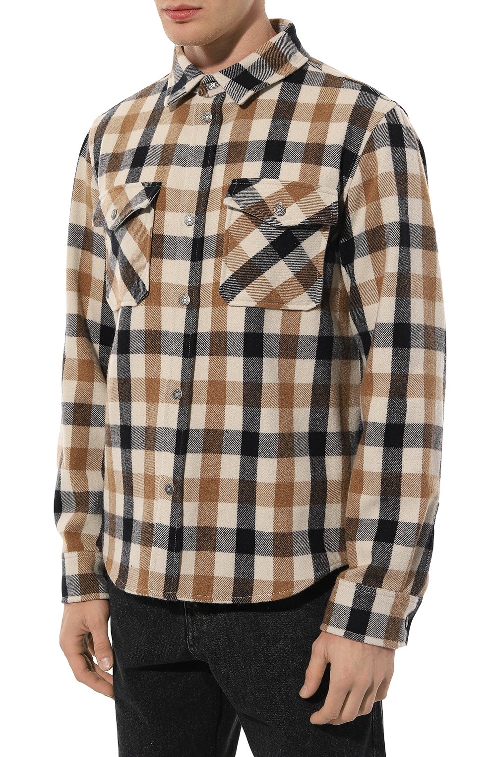 Шерстяная рубашка WOOLRICH, арт. CFWOOS0065MRUT3093, фото 3