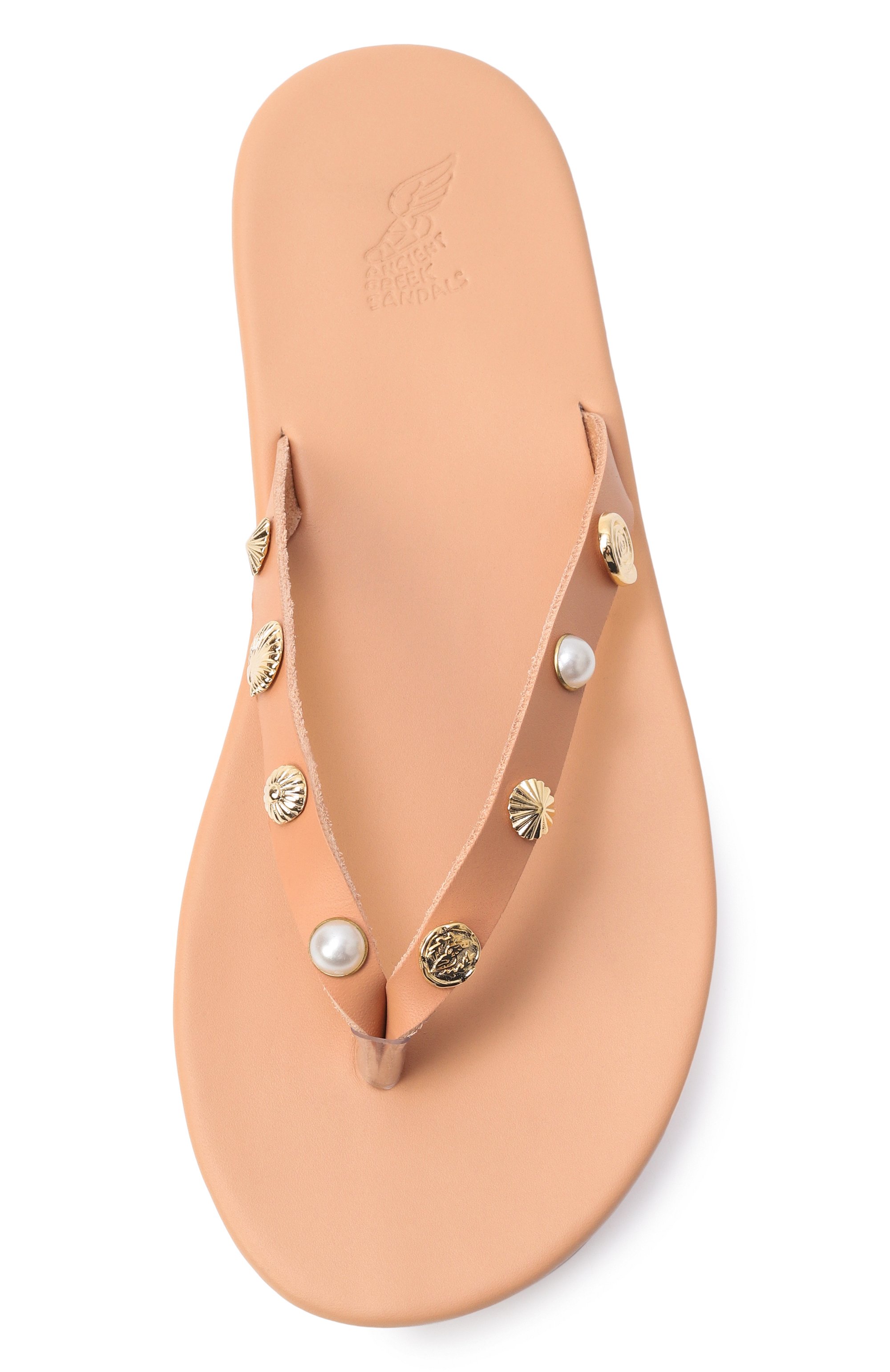 Кожаные шлепанцы saionara shells ANCIENT GREEK SANDALS, арт. SAI0NARA SHELLS, фото 6