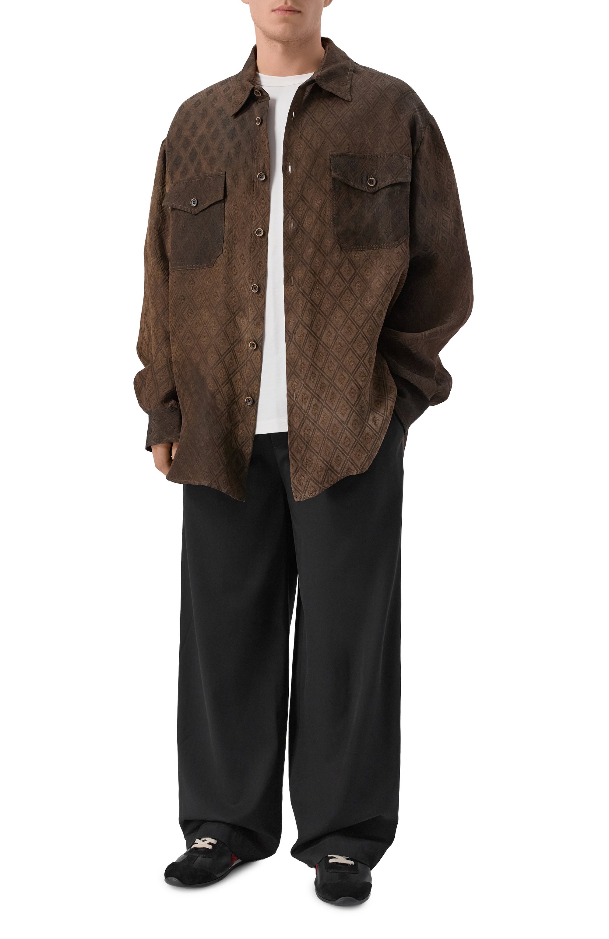 Кожаные кроссовки UMA WANG, арт. US9587, фото 2