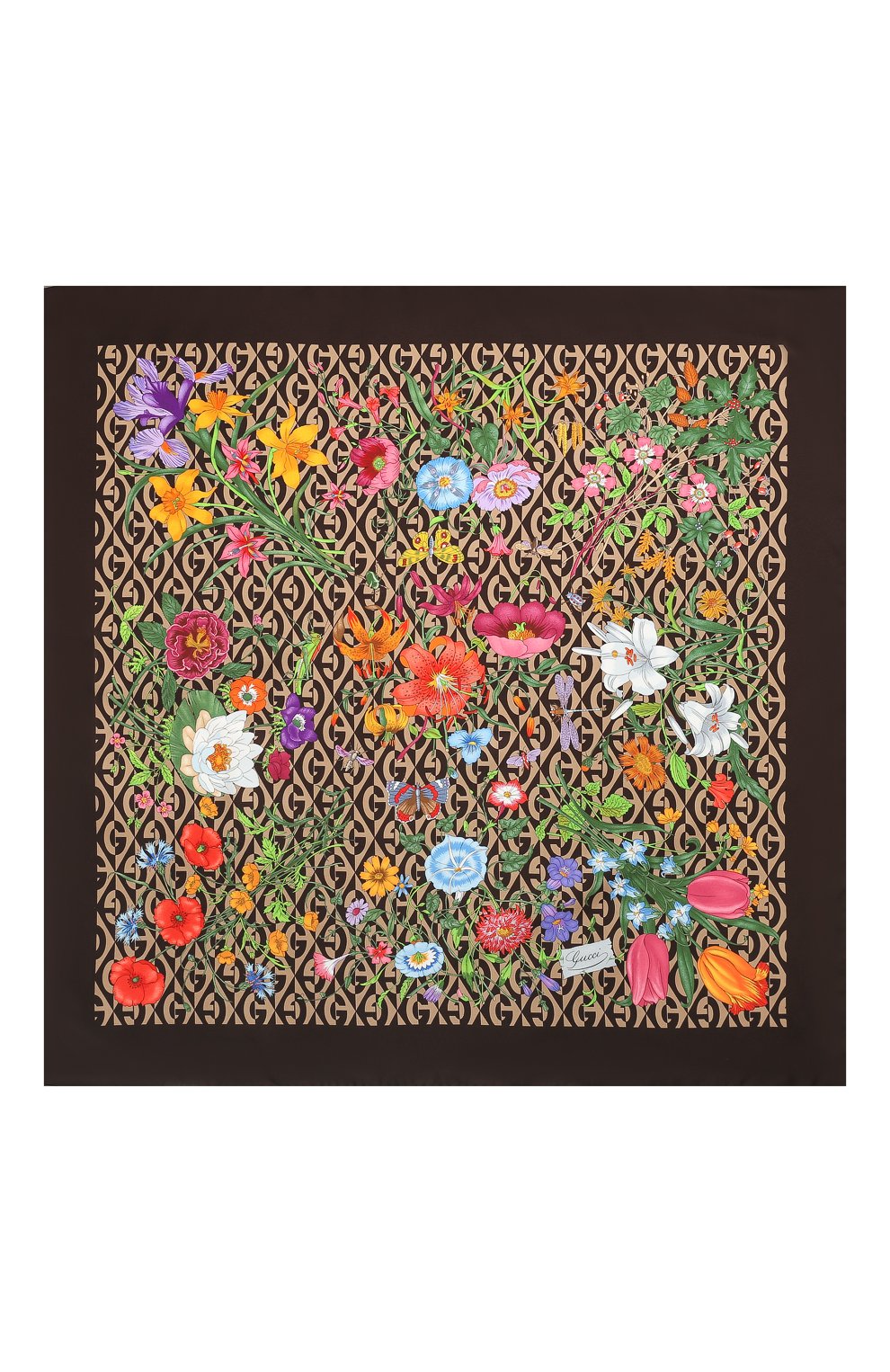 Шелковый платок GUCCI, арт. 595800/3G001, фото 3