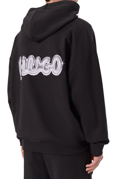 Хлопковое худи HUGO BLUE, арт. 50549212, фото 4