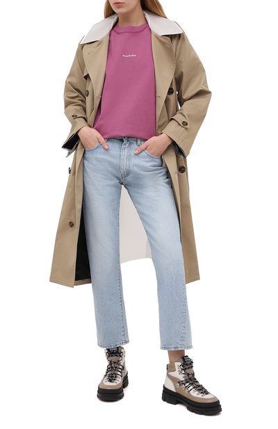 Хлопковая футболка ACNE STUDIOS, арт. AL0149, фото 2