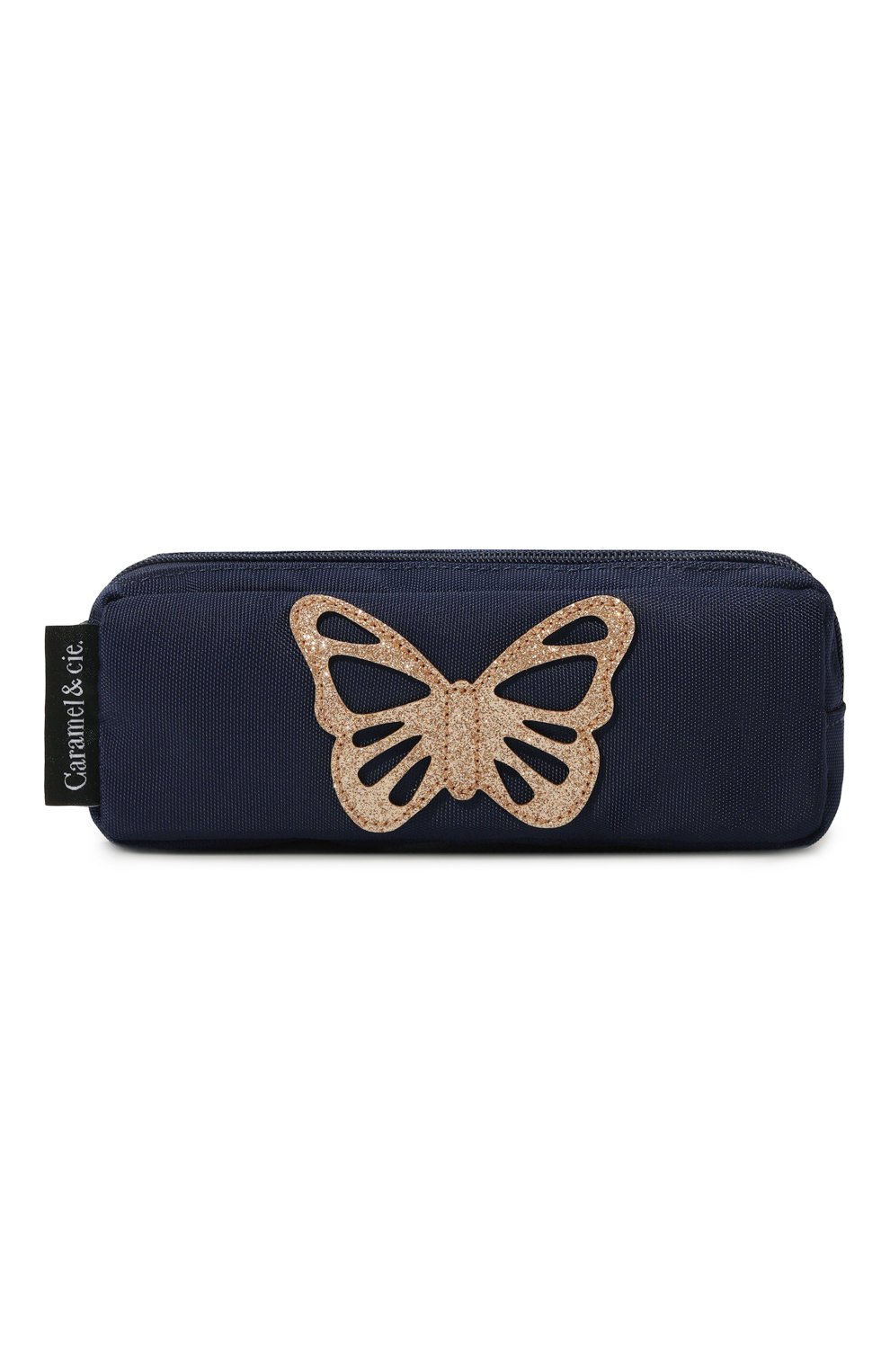 Пенал double CARAMEL ET CIE темно-синего цвета по цене 4950 руб., арт. TRD07, фото 1 Пенал double CARAMEL ET CIE, арт. TRD07, фото 1