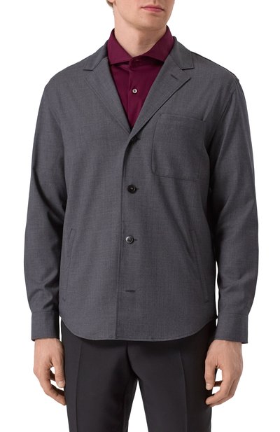 Шерстяной пиджак CANALI, арт. 31015/AR03652, фото 4