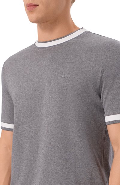 Хлопковая футболка BOSS, арт. 50543858, фото 5