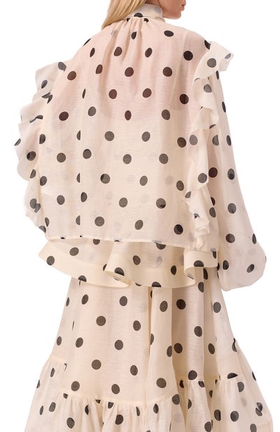 Блузка изо льна и шелка ZIMMERMANN, арт. 2369TR251, фото 4