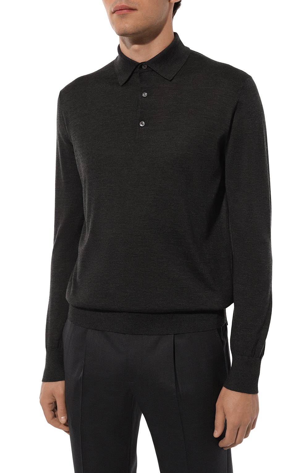 Поло из кашемира и шерсти AGNONA, арт. K306U18E/0V1809E, фото 3