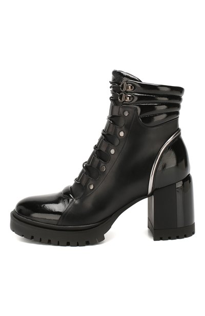 Кожаные ботильоны CASADEI черного цвета по цене 127500 руб., арт. 1R138N0701C02719000, фото 3 Кожаные ботильоны CASADEI, арт. 1R138N0701C02719000, фото 3