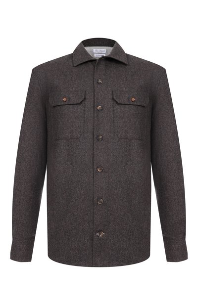 Мужская шерстяная рубашка BRUNELLO CUCINELLI, арт. M038P0720