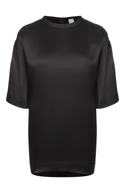 Атласный топ TOTEME 261-WRT0629-FB0546 Чёрный 261-WRT0629-FB0546