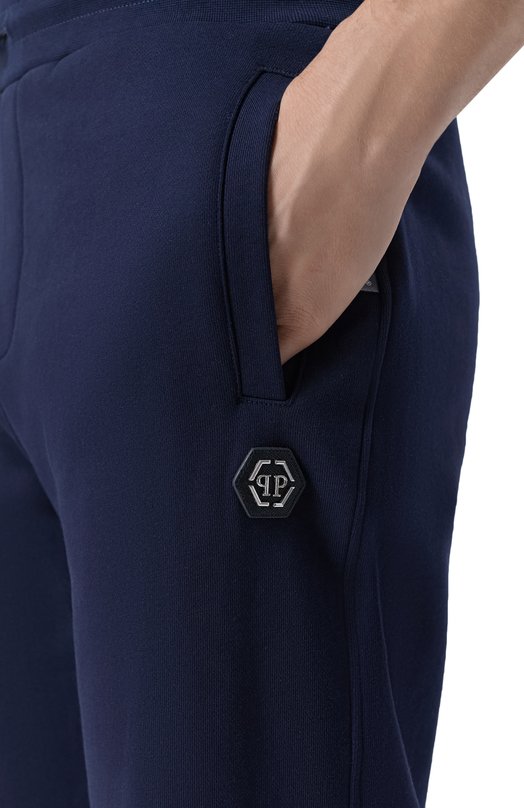 Хлопковые брюки Philipp Plein SAFC MJT2752 PTE180N Синий  SAFC MJT2752 PTE180N Фото 5