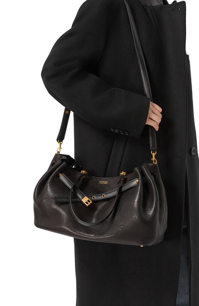 Сумка fan carry all medium BALENCIAGA черного цвета по цене 454500 руб., арт. A007J6/2ACT4, фото 2 Сумка fan carry all medium BALENCIAGA, арт. A007J6/2ACT4, фото 2