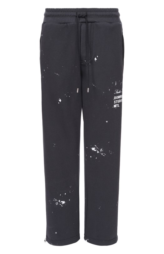 Хлопковые брюки DOMREBEL STAFF/SWEATPANTS Серый STAFF/SWEATPANTS