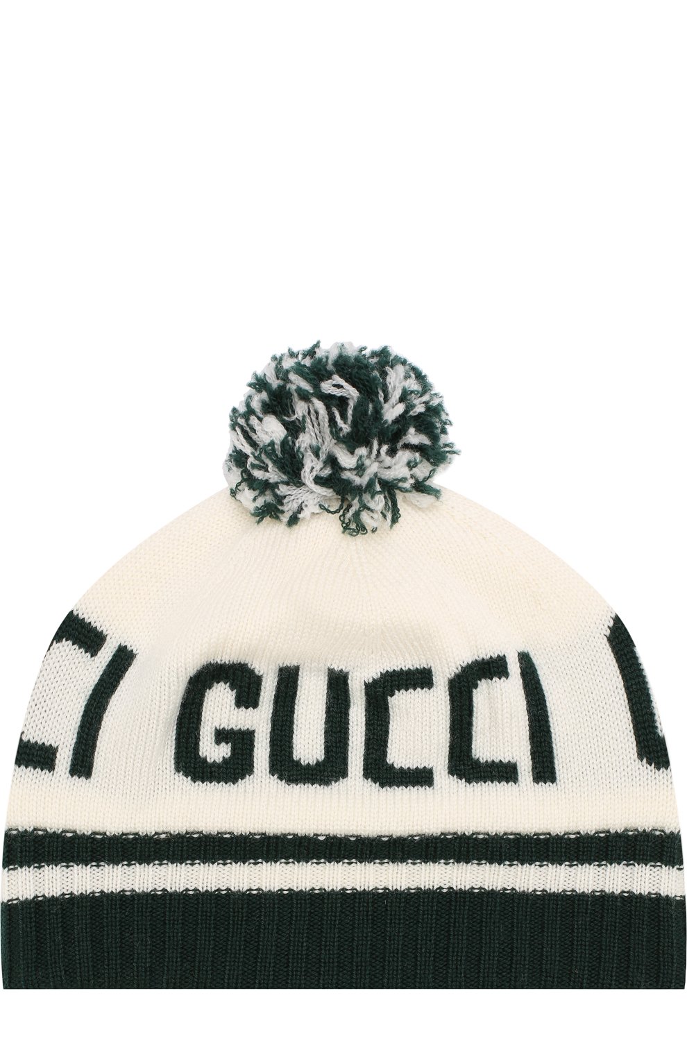 Шерстяная шапка с помпоном GUCCI, арт. 522792/4K206, фото 1