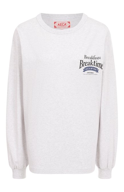 Женский хлопковый свитшот AECA WHITE, арт. AWCMSSBBTTLST001A2.LIGHT GREY (S)