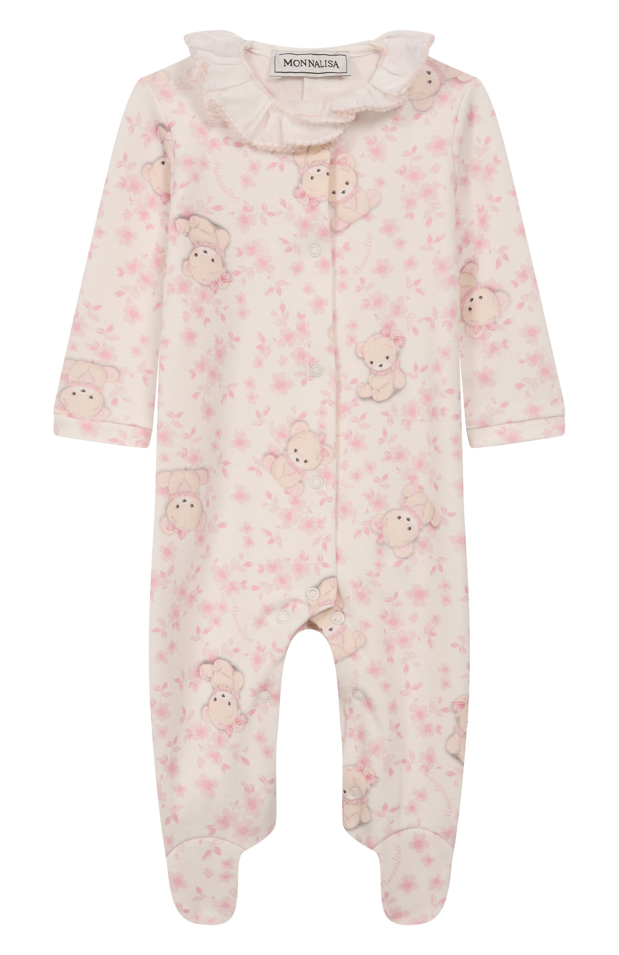 Хлопковый комбинезон MONNALISA, арт. 35F206, фото 1