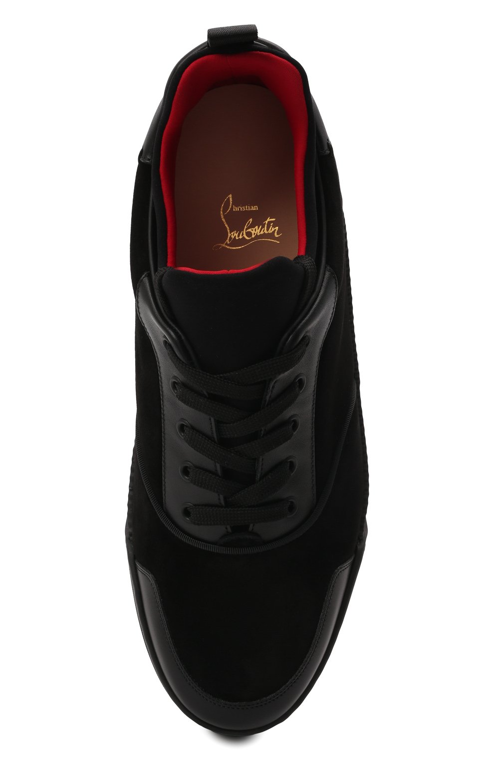 Комбинированные кеды aurelien CHRISTIAN LOUBOUTIN черного цвета по цене 125500 руб., арт. 3170921/AURELIEN FLAT, фото 5 Комбинированные кеды aurelien CHRISTIAN LOUBOUTIN, арт. 3170921/AURELIEN FLAT, фото 5