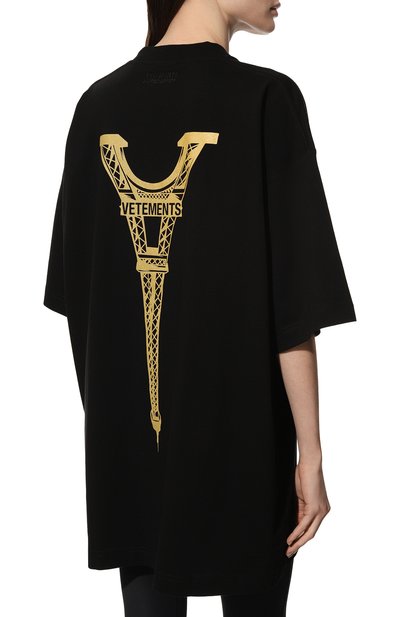 Хлопковая футболка VETEMENTS, арт. UA53TR250B, фото 4