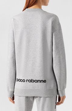 Хлопковый пуловер с круглым вырезом PACO RABANNE, арт. 18HJT0745C00002, фото 1