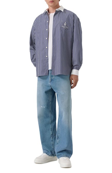 Мужская хлопковая рубашка SPORTY AND RICH, арт. SI019602231ST02