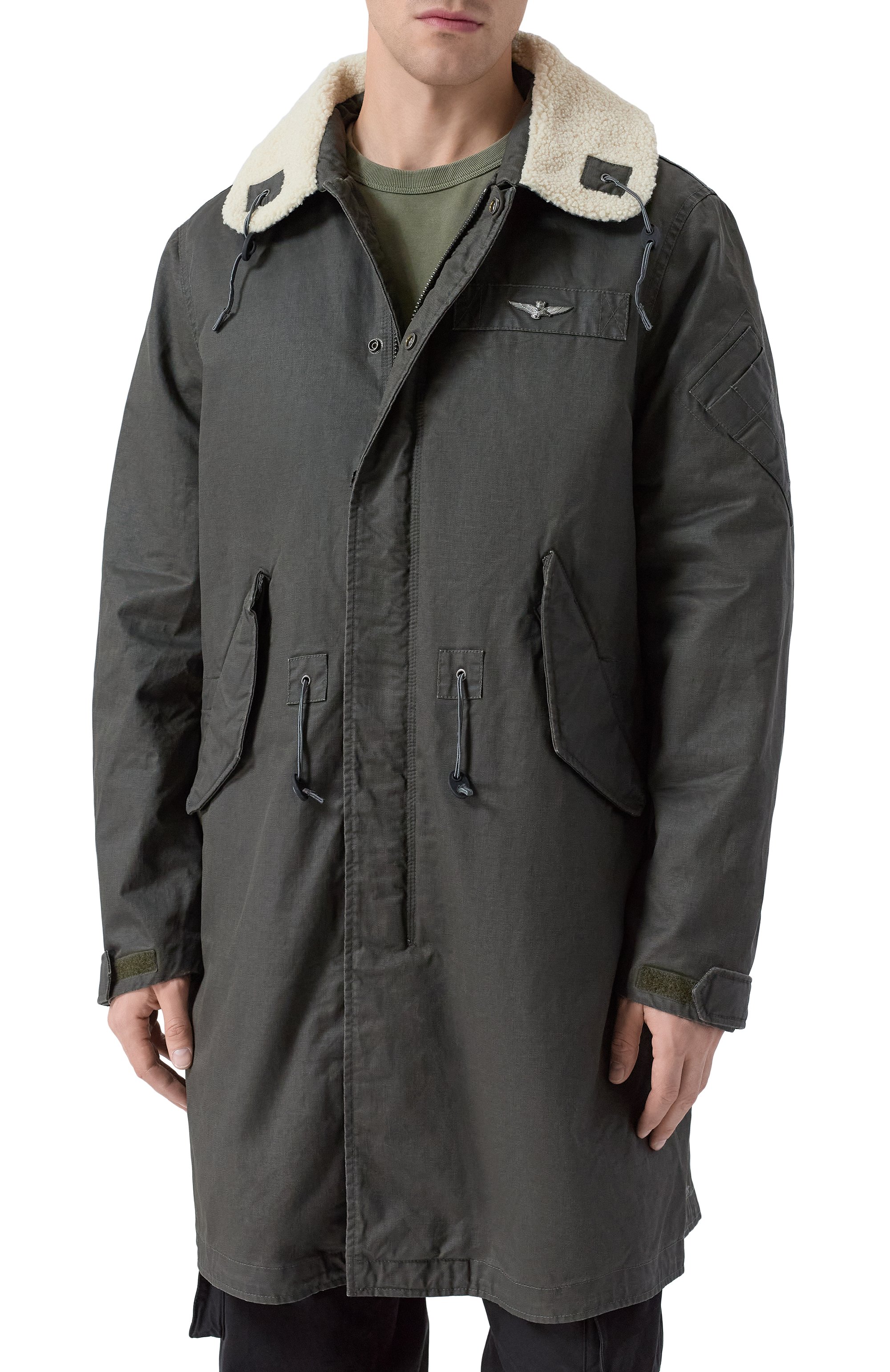 Хлопковая парка AERONAUTICA MILITARE, арт. AB3020UCT04215, фото 3