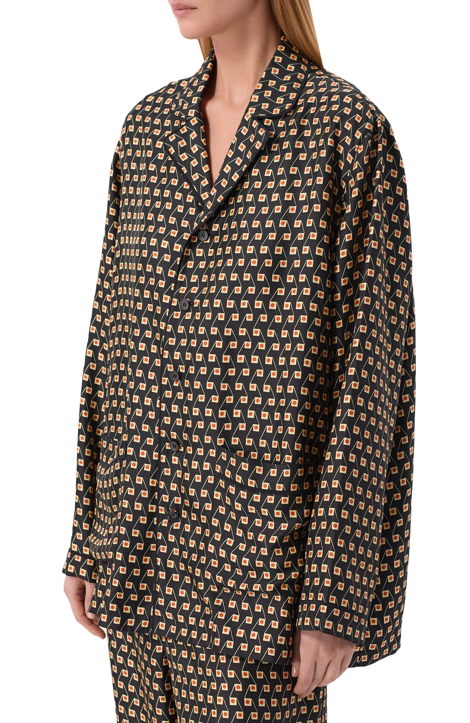 Шелковая рубашка FENDI, арт. FS8378/B1UX, фото 3