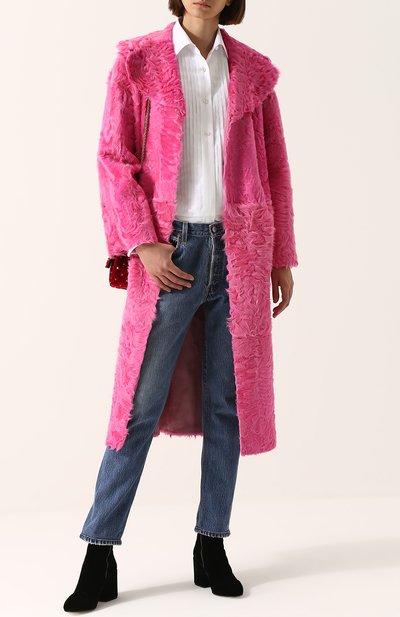 Приталенная хлопковая блуза с планкой TOM FORD, арт. CA3101-FAX341, фото 2