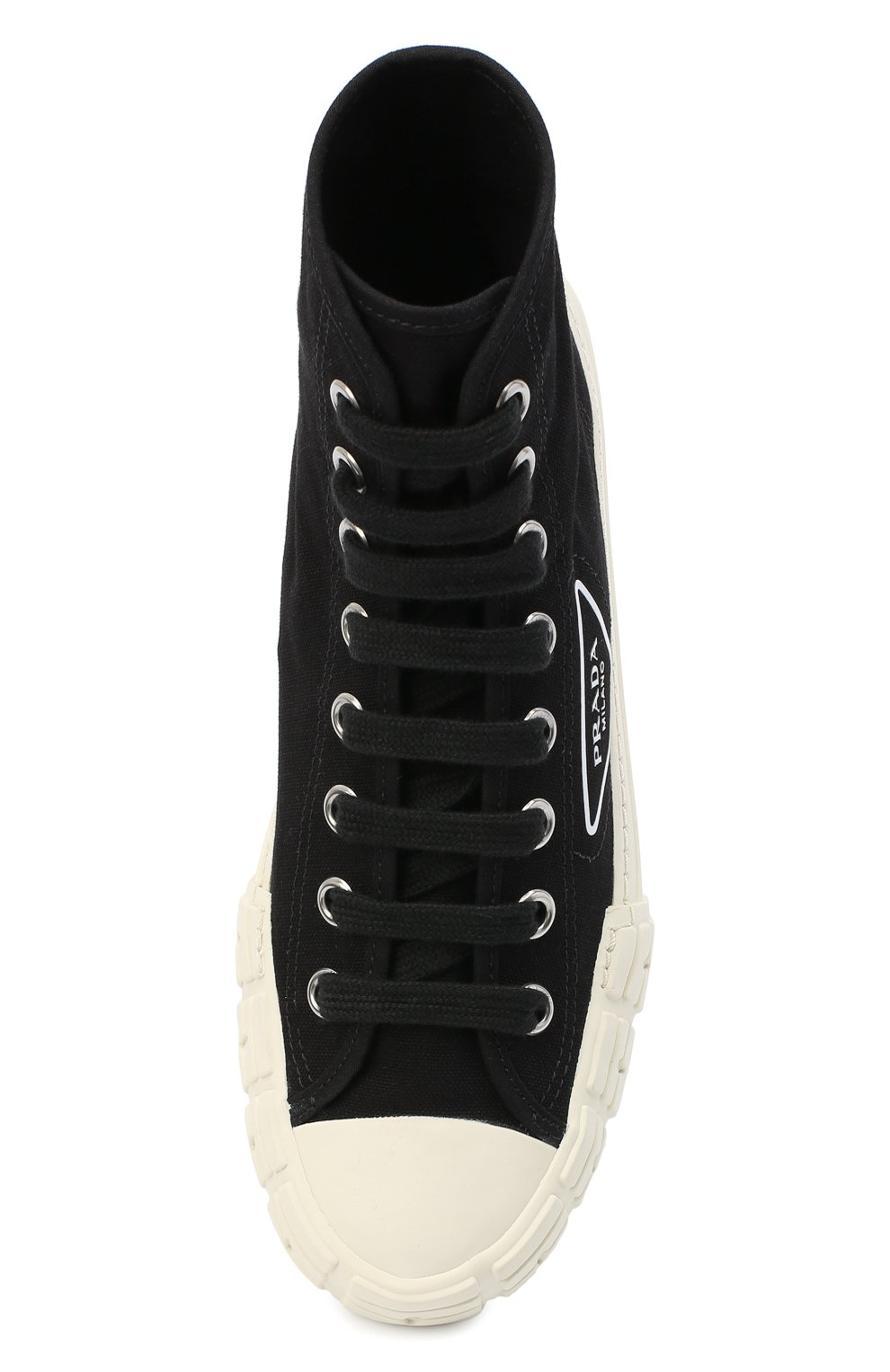 Текстильные кеды PRADA, арт. 1T232M-2OFZ-F057Z-035, фото 4