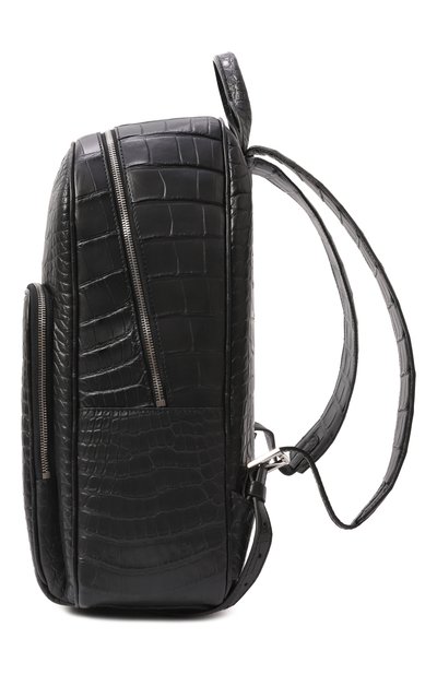 Рюкзак из кожи аллигатора KITON, арт. UBA0008N0106801003, фото 4