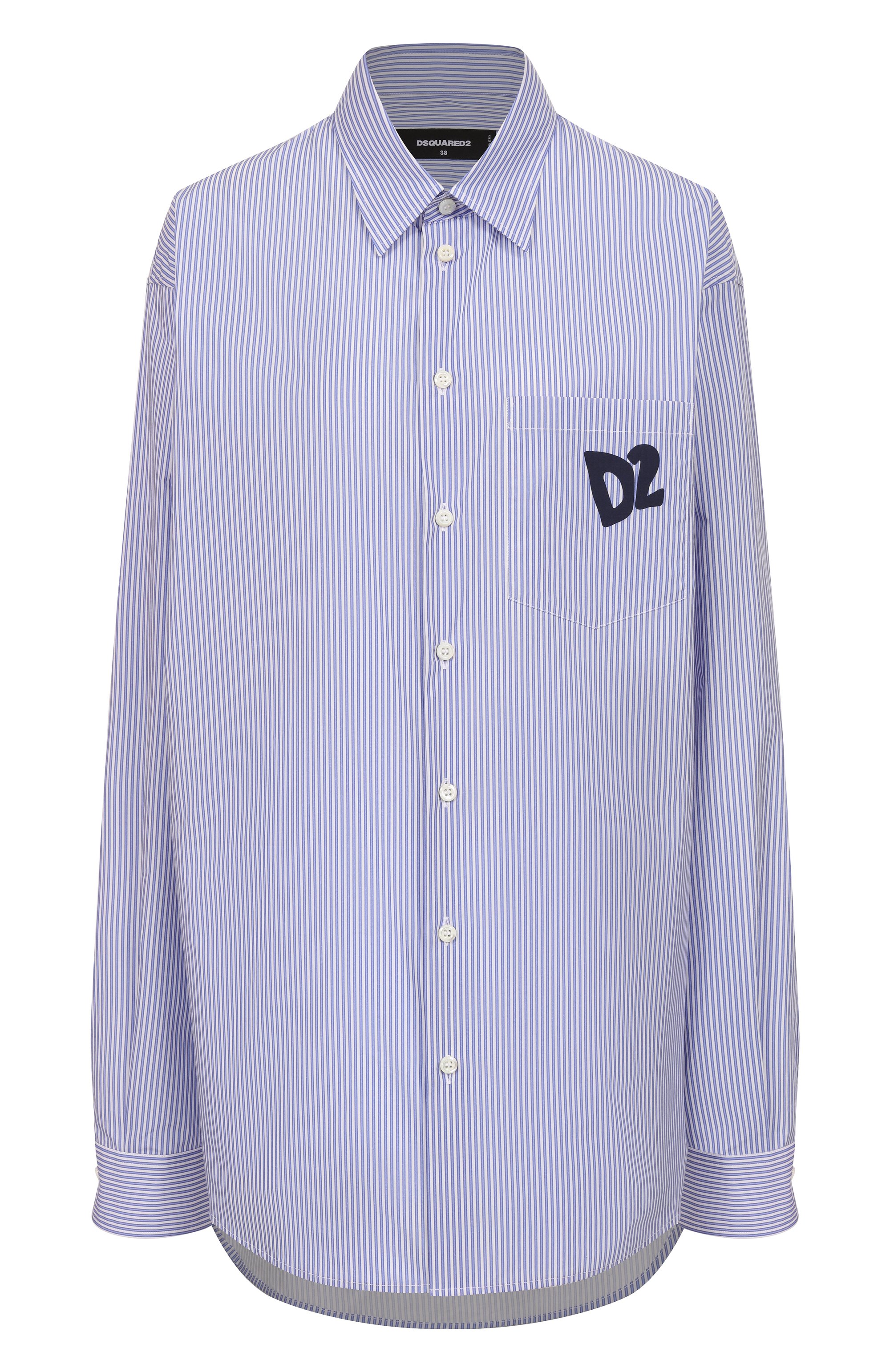 Хлопковая рубашка DSQUARED2, арт. S73DL0280/D35285, фото 1