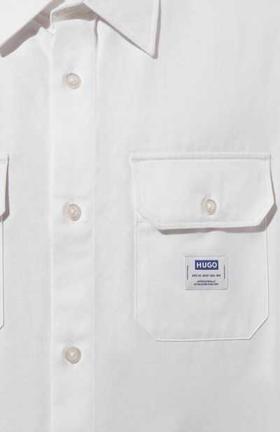 Хлопковая рубашка HUGO BLUE, арт. 50517871, фото 5