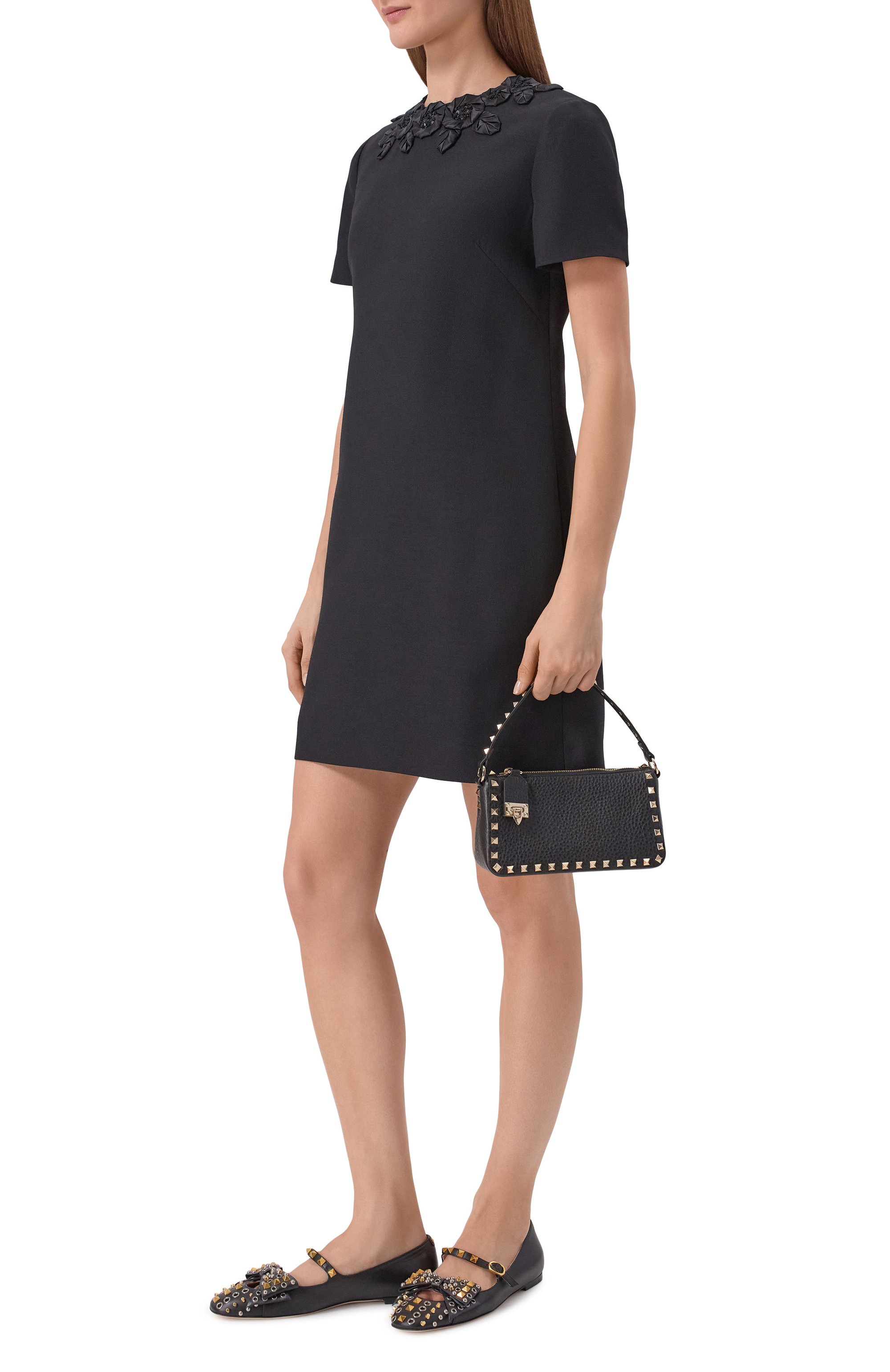 Сумка rockstud small VALENTINO черного цвета по цене 167500 руб., арт. 8W2B0J47/VSF, фото 3 Сумка rockstud small VALENTINO, арт. 8W2B0J47/VSF, фото 3