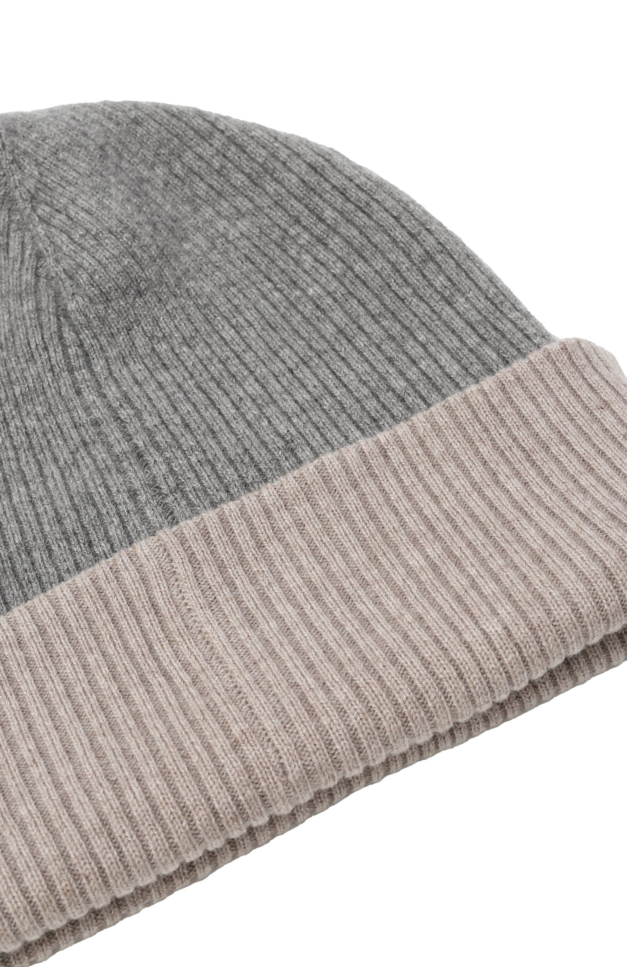 Кашемировая шапка BRUNELLO CUCINELLI серого цвета по цене 49950 руб., арт. M2293600, фото 5 Кашемировая шапка BRUNELLO CUCINELLI, арт. M2293600, фото 5