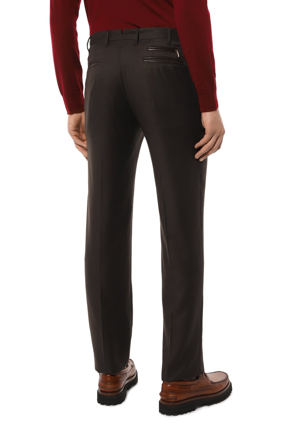 Шерстяные брюки ZILLI, арт. M0S-40-38N-B6406/0001, фото 4