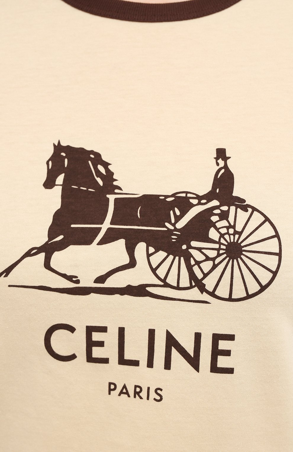 Хлопковая футболка CELINE, арт. 2X575114L, фото 5