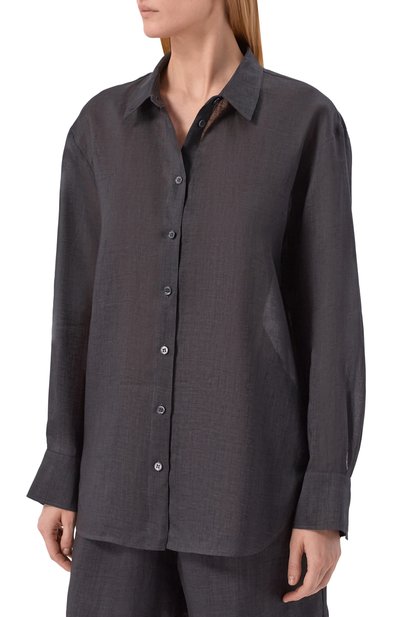 Рубашка 12 STOREEZ черного цвета по цене 13000 руб., арт. 137343, фото 3 Рубашка 12 STOREEZ, арт. 137343, фото 3