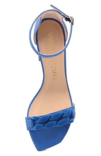 Замшевые босоножки amelina 75 STUART WEITZMAN, арт. S0692, фото 5