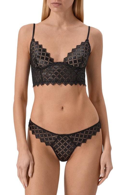 Бюстгальтер-бралетт Kiki De Montparnasse F251BR245 Чёрный  F251BR245 Фото 2