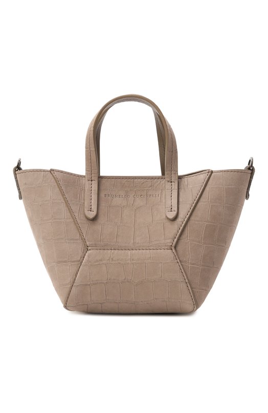 Сумка BC Duo mini Brunello Cucinelli MBDCD2675P Бежевый MBDCD2675P