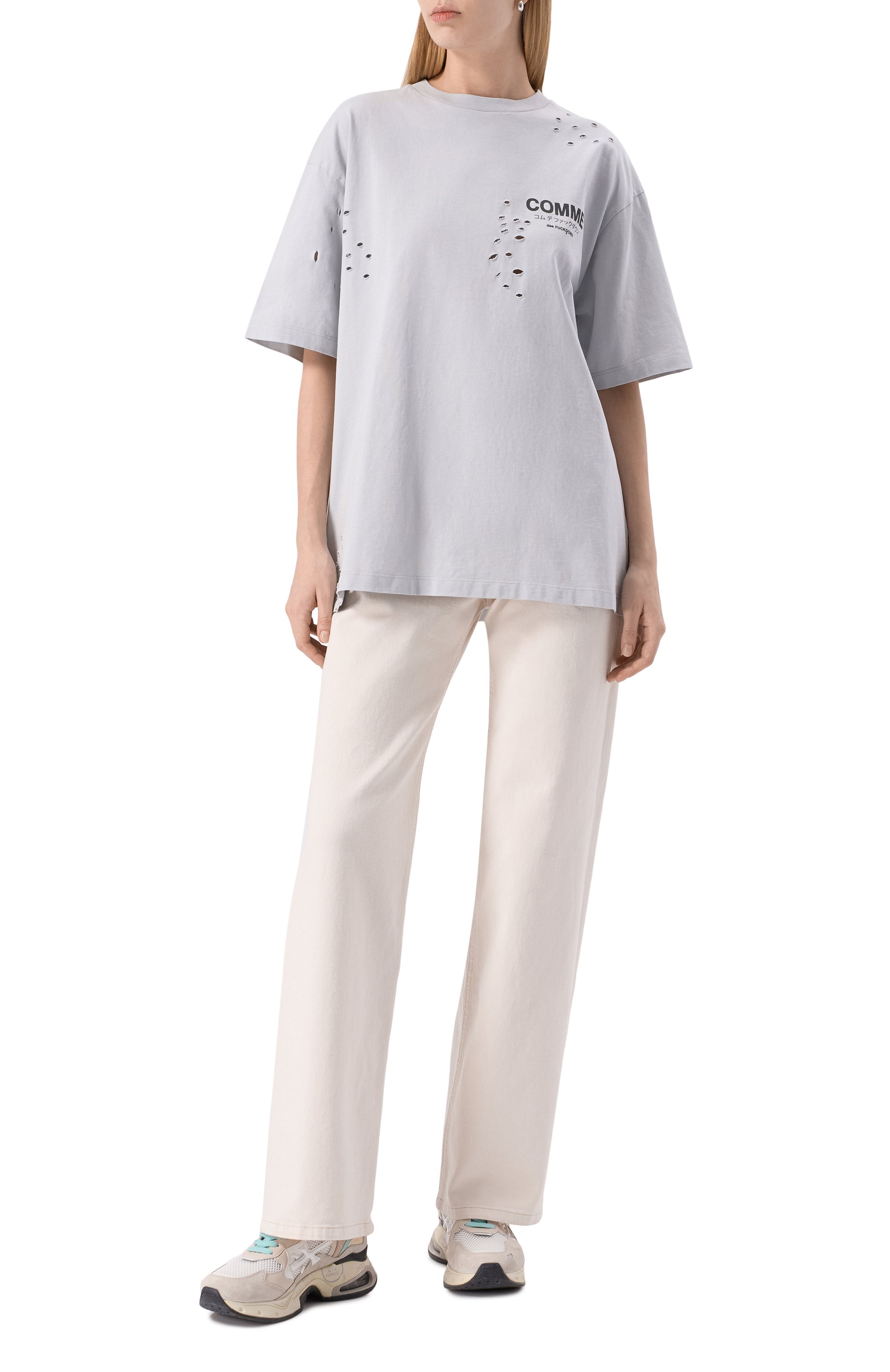 Хлопковая футболка COMME DES FUCKDOWN, арт. CFABW01310, фото 2