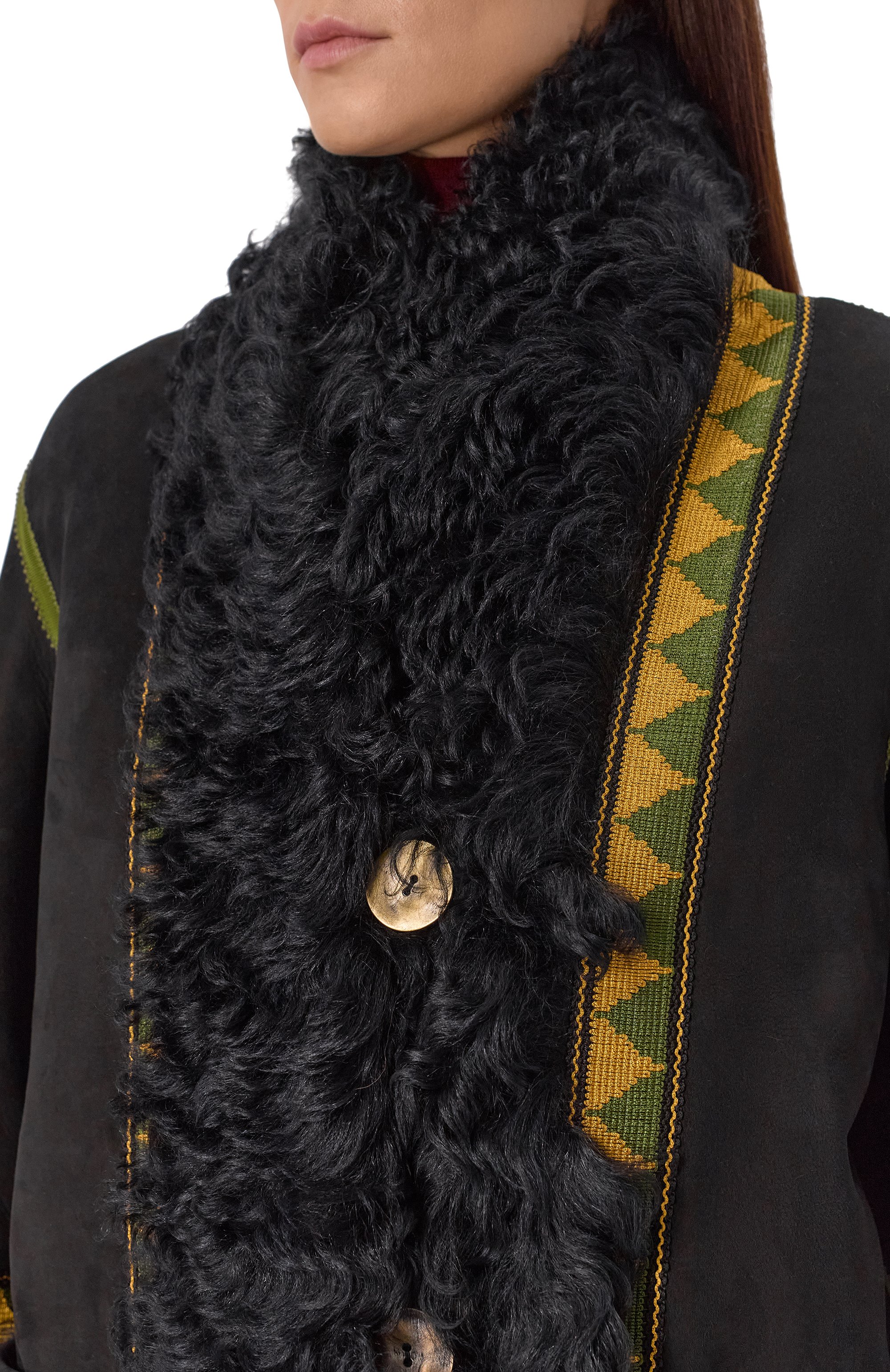 Дубленка из овчины MANZONI24, арт. 25A701-STCETN, фото 5