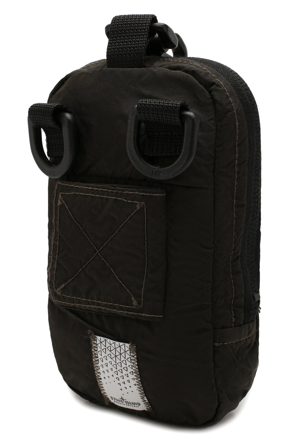 Текстильная сумка STONE ISLAND темно-серого цвета по цене 26950 руб., арт. 721990420, фото 3 Текстильная сумка STONE ISLAND, арт. 721990420, фото 3